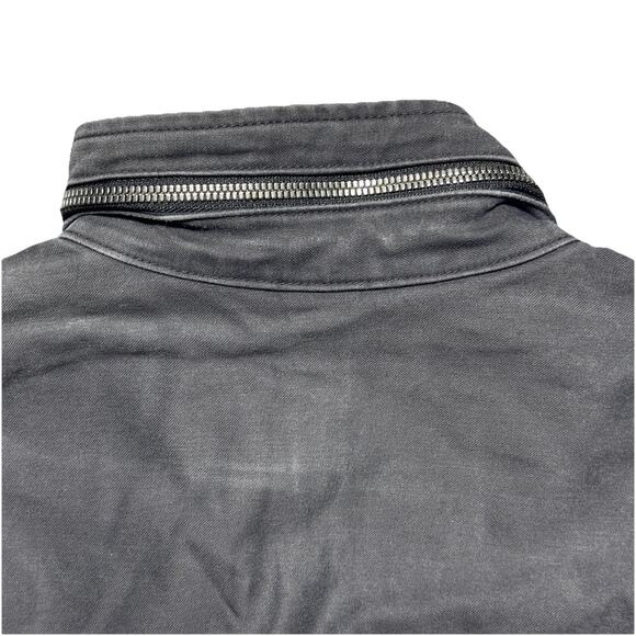 FOB Factory Navy Military Style Jacket Heavyweight Zip Made ini Japan S - Picture 12 of 12